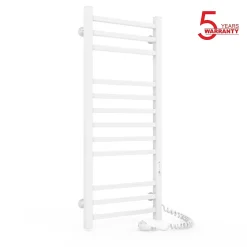 Laris Sèche-serviettes électrique IMIDZ 350x900 avec minuterie ECO, 190W, Blanc