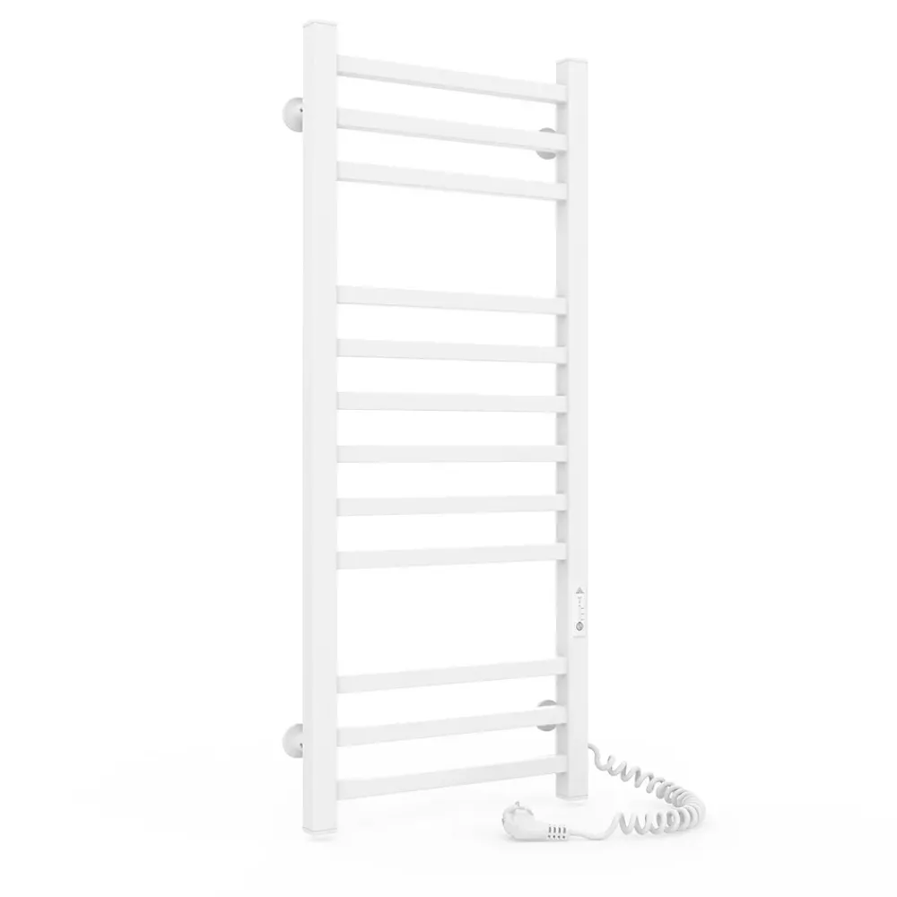Laris Sèche-serviettes électrique IMIDZ 350x900 avec minuterie ECO, 190W, Blanc