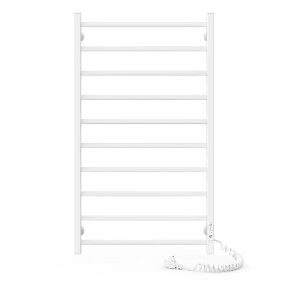 Sèche-Serviettes Électrique|Laris Sèche-serviettes électrique ALFA 500x900 avec minuterie ECO, 185W, Blanc