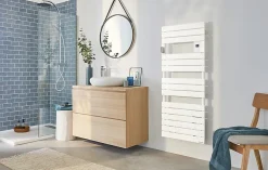 Atlantic Sèche-serviettes électrique Adélis avec soufflerie blanc carat 1750W