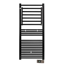 Sèche-Serviettes Électrique|Deltacalor Sèche-serviettes électrique à inertie fluide Stendino 500W noir