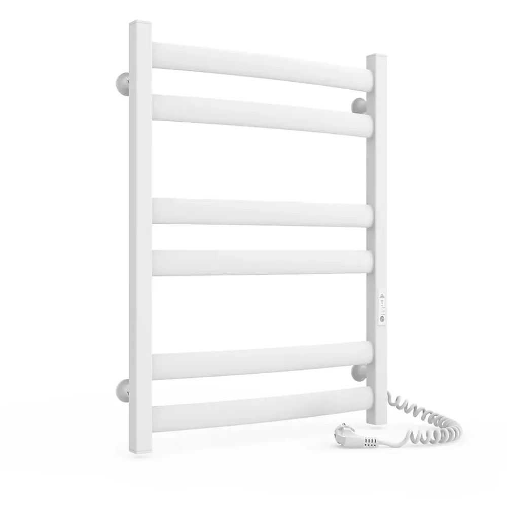 Sèche-Serviettes Électrique|Laris Sèche-serviettes électrique ATLANT 500x700 avec minuterie ECO, 160W, Blanc