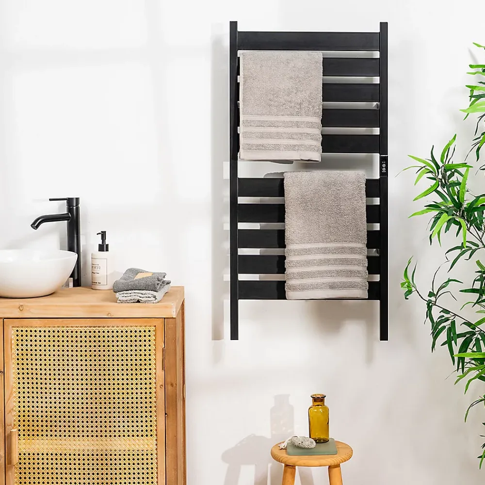 InnovaGoods Sèche-Serviettes électrique pour mur ou sol 10 Barres
