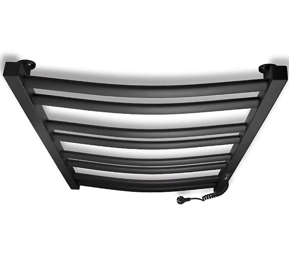 Laris Sèche-serviettes électrique ATLANT 500x900 avec minuterie ECO, 210W, Noir