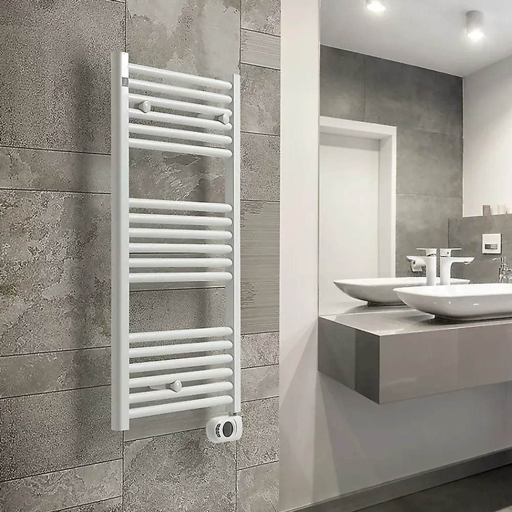 Deltacalor Sèche-serviettes électrique à inertie fluide Calmo blanc 750W
