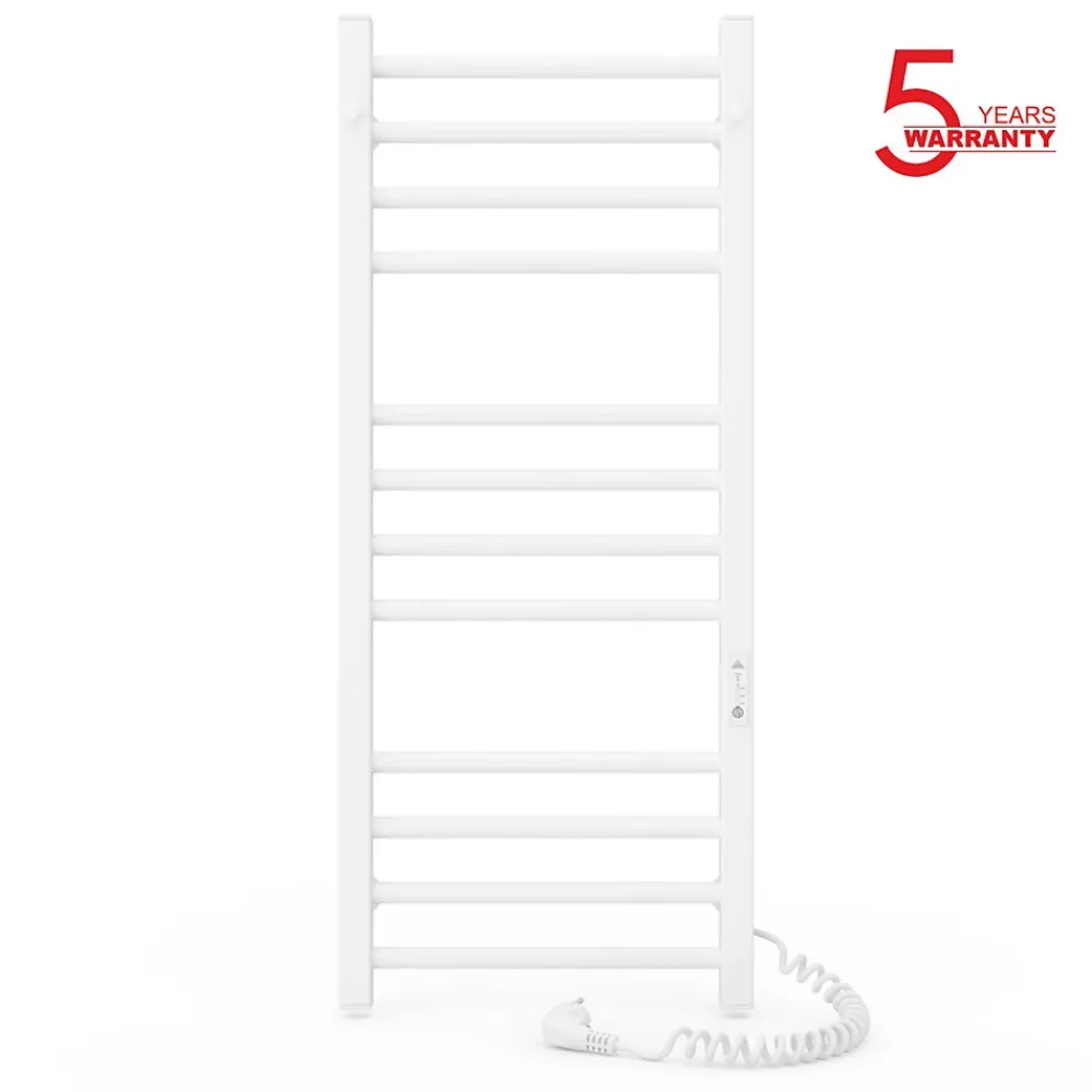 Laris Sèche-serviettes électrique ALFA 500x1200 avec minuterie ECO, 225W, Blanc