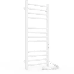 Laris Sèche-serviettes électrique ALFA 500x1200 avec minuterie ECO, 225W, Blanc