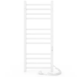 Laris Sèche-serviettes électrique ALFA 500x1200 avec minuterie ECO, 225W, Blanc