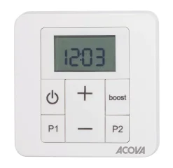 Acova Sèche-serviettes électrique à inertie fluide Astrakan +Air blanc 750W + soufflerie 1000W