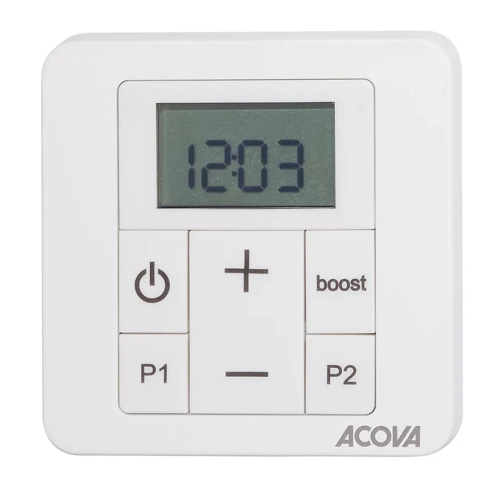 Acova Sèche-serviettes électrique à inertie fluide Astrakan +Air blanc 750W + soufflerie 1000W