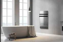 Sèche-Serviettes Électrique|Carrera Sèche-serviettes électrique Silam air 1000W miroir
