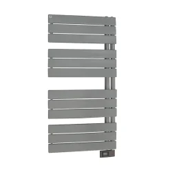 Deltacalor Sèche-serviettes électrique asymétrique 500W gris clair 5m²