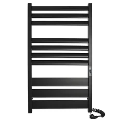 Sèche-Serviettes Électrique|Laris Sèche-serviettes électrique LAVINA 500x900 avec minuterie ECO, 280W, Noir