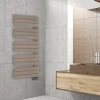 Deltacalor Sèche-serviettes électrique asymétrique 750W beige 7.5m²