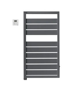 Acova Sèche-serviettes électrique à inertie fluide Astrakan anthracite 500W