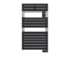 Sauter Sèche-serviettes électrique à inertie fluide Asama connectable anthracite 500W