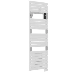 Sèche-Serviettes Soufflant|Sauter Sèche-serviettes électrique à inertie fluide Asama connectable blanc 750W + soufflerie 1000W