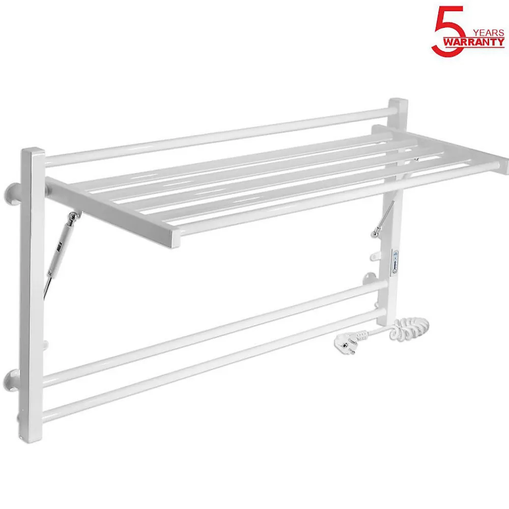 Sèche-Serviettes Électrique|Laris Sèche-serviettes électrique ASTOR 1000x540 avec minuterie ECO, 225W, Blanc