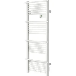 Sèche-Serviettes Électrique|GoodHome Sèche-serviettes électrique à inertie sèche Solna blanc 750W 7 m²