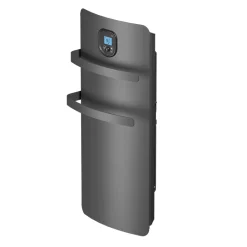 Sèche-Serviettes Soufflant|Noirot Sèche-serviettes électrique à inertie sèche Anuri gris 500W + soufflerie 700W