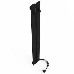 Sèche-Serviettes Électrique|Laris Sèche-serviettes électrique BOSTON 150x1200 avec minuterie ECO, 120W, Noir