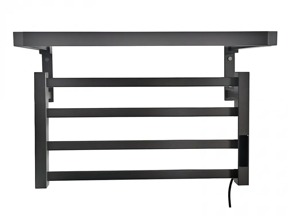 Sèche-Serviettes Soufflant|Pureline Sèche-serviettes électrique avec étagère gris anthracite 55W