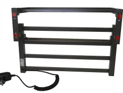 Sèche-Serviettes Soufflant|Pureline Sèche-serviettes électrique avec étagère gris anthracite 55W