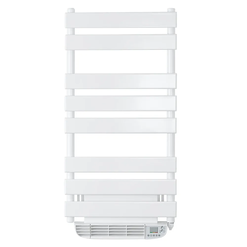 Sèche-Serviettes Soufflant|Deltacalor Sèche-serviettes électrique à inertie fluide Vento 500W + soufflerie 1000W
