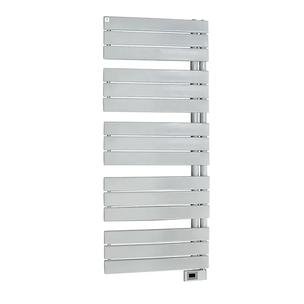 Sèche-Serviettes Électrique|Deltacalor Sèche-serviettes électrique asymétrique 750W blanc 7.5m²