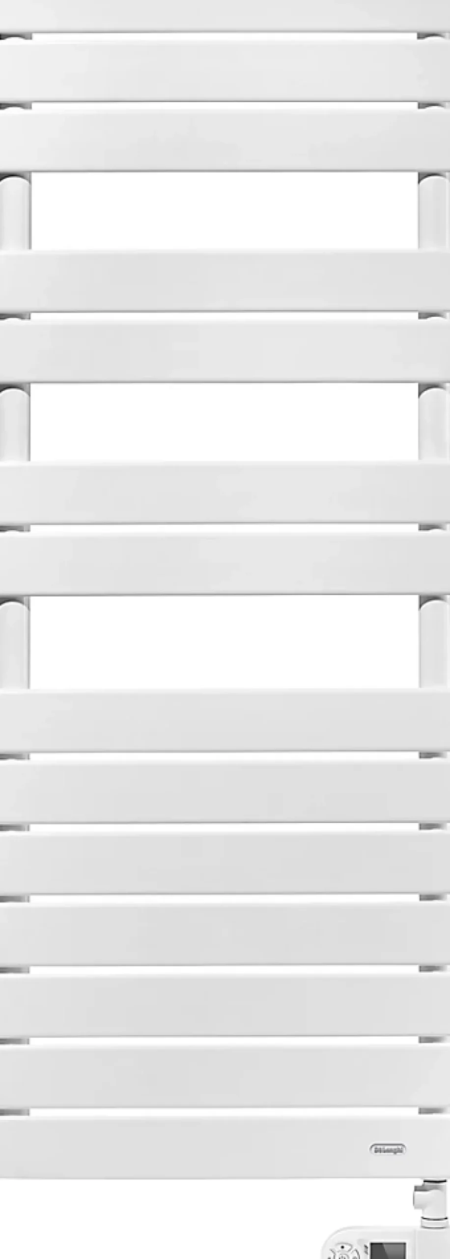 Delonghi Sèche-serviettes mixte électrique / eau chaude en acier De’Longhi Portobello blanc 700W