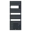 Thermor Sèche-serviettes Riviera 2 avec soufflerie 1500W gris ardoise - - 498511