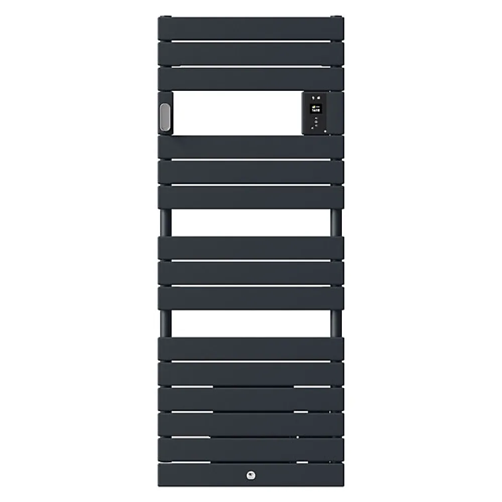 Thermor Sèche-serviettes Riviera 2 avec soufflerie 1500W gris ardoise - - 498511