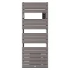 Thermor Sèche-serviettes Riviera 2 avec soufflerie 1750W gris roche - - 498611
