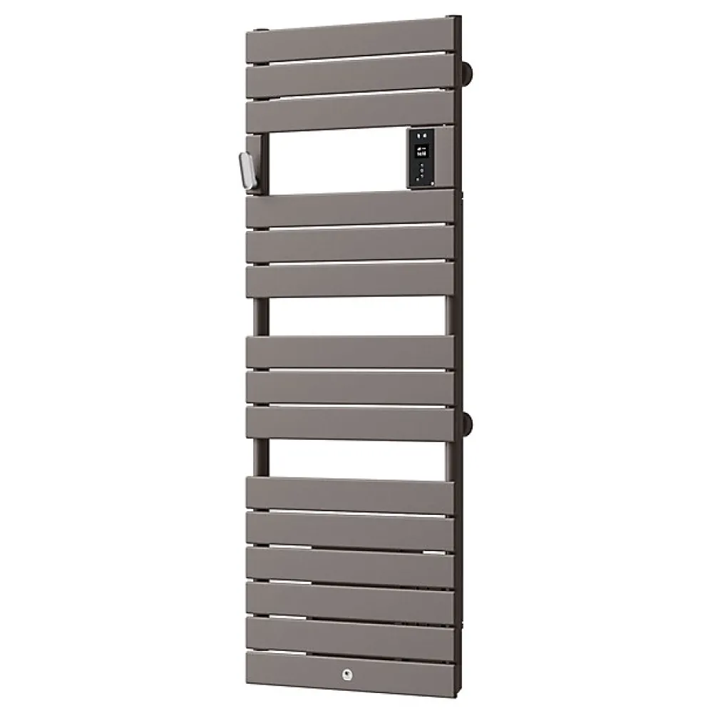 Thermor Sèche-serviettes Riviera 2 avec soufflerie 1750W gris roche - - 498611