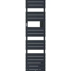 Sèche-Serviettes Soufflant|Thermor Sèche-serviettes Riviera 2 étroit avec soufflerie 1500W gris ardoise - - 498256