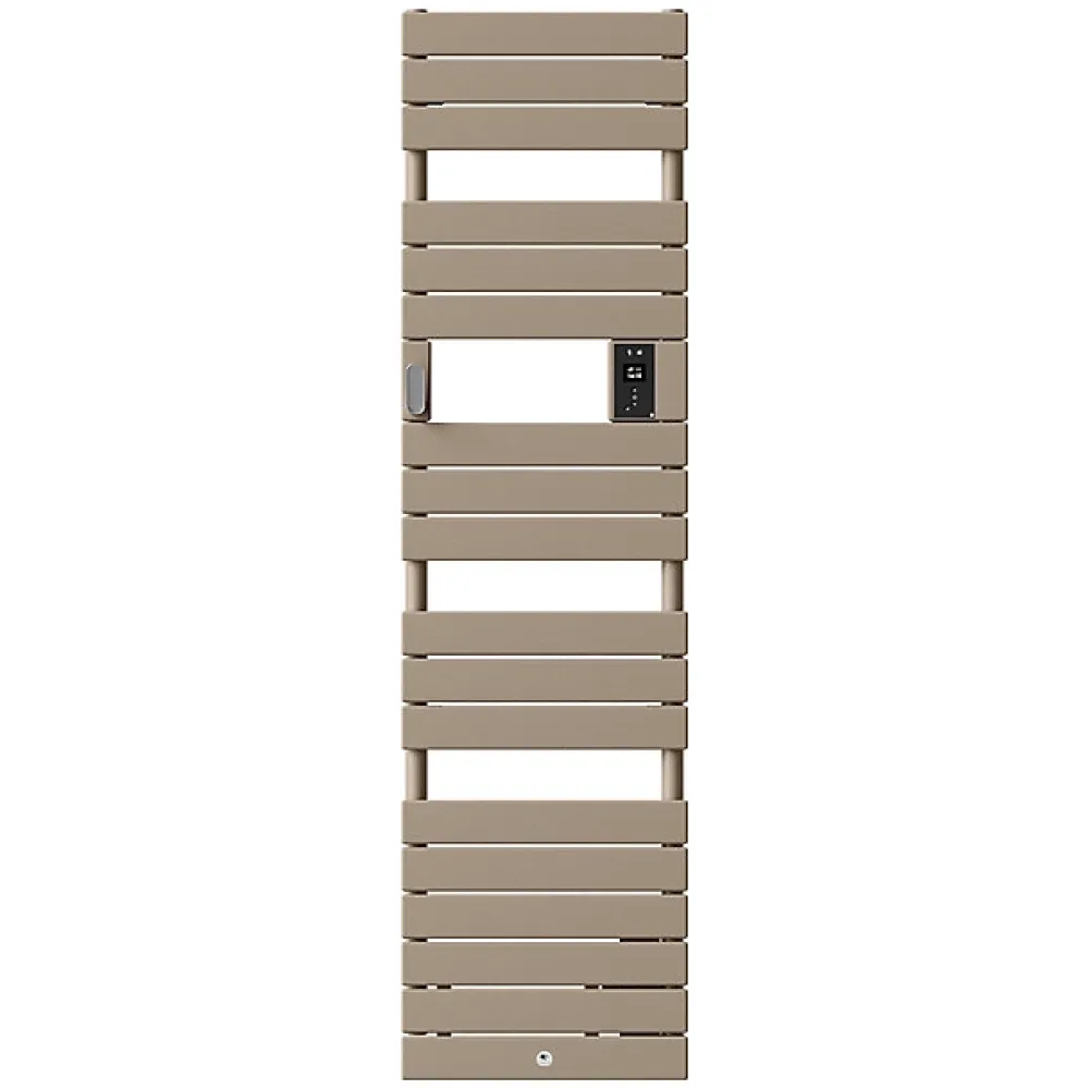 Thermor Sèche-serviettes Riviera 2 étroit avec soufflerie 1500W brun sable - - 498253