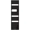 Thermor Sèche-serviettes Riviera 2 étroit avec soufflerie 1500W noir carbone - - 498258