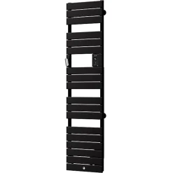 Thermor Sèche-serviettes Riviera 2 étroit avec soufflerie 1500W noir carbone - - 498258