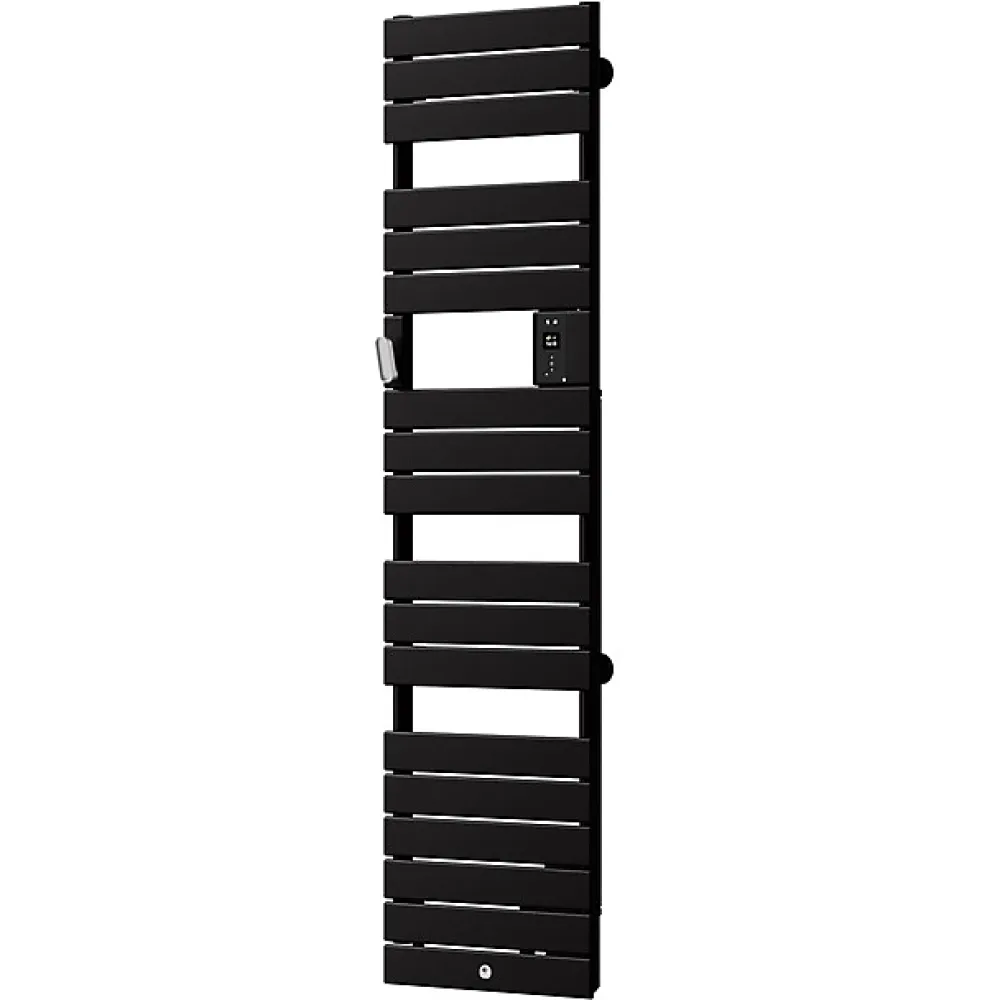 Thermor Sèche-serviettes Riviera 2 étroit avec soufflerie 1500W noir carbone - - 498258