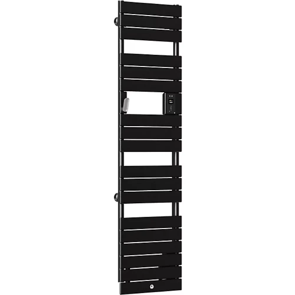 Thermor Sèche-serviettes Riviera 2 étroit avec soufflerie 1500W noir carbone - - 498258