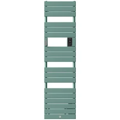 Thermor Sèche-serviettes Riviera 2 étroit avec soufflerie 1750W vert eucalyptus - - 498263