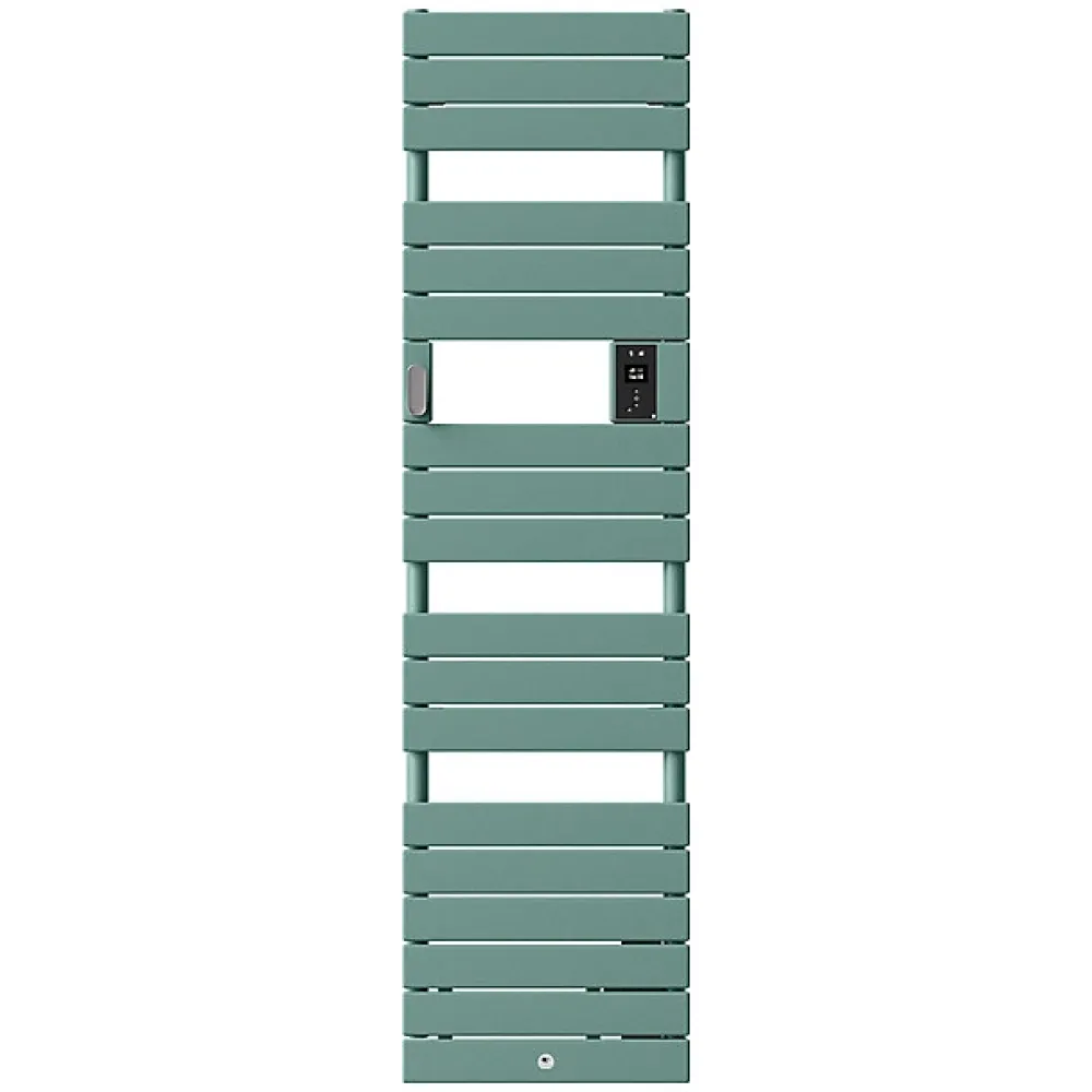 Thermor Sèche-serviettes Riviera 2 étroit avec soufflerie 1750W vert eucalyptus - - 498263