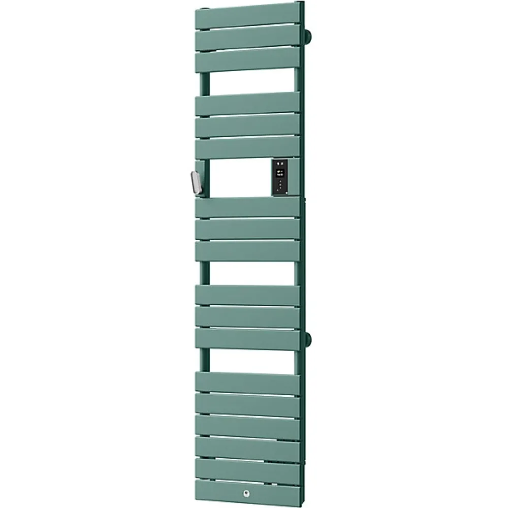 Thermor Sèche-serviettes Riviera 2 étroit avec soufflerie 1750W vert eucalyptus - - 498263