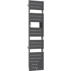 Thermor Sèche-serviettes Riviera 2 étroit avec soufflerie 1500W gris menhir - - 498254