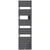 Thermor Sèche-serviettes Riviera 2 étroit avec soufflerie 1750W gris menhir - - 498262