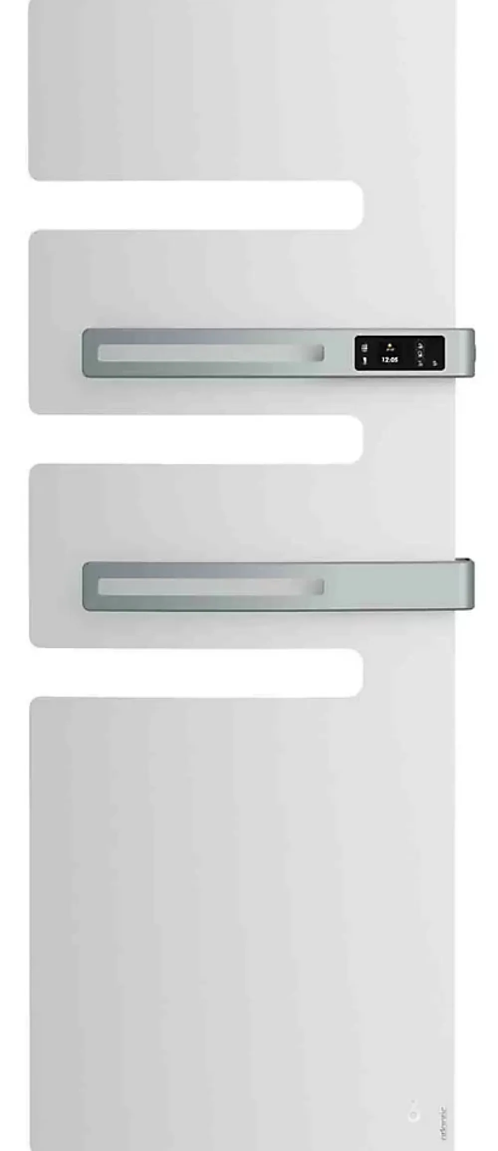 Sèche-Serviettes Mixte|Atlantic Sèche-serviettes SERENIS PREMIUM connecté soufflant mat à gauche 750 + 1000W blanc carat - - 850658