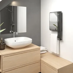 Sèche-Serviettes Soufflant|Thermor Sèche-serviettes soufflant Illico 3 avec barres 1800W gris - - 491373