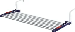 Etendoir À Linge|Leifheit Séchoir à linge à suspendre 4,2 m, étendoir alu avec barres extensibles, Quartett 42 Extensible Aluminium