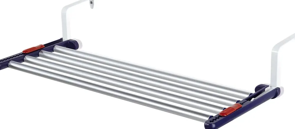 Etendoir À Linge|Leifheit Séchoir à linge à suspendre 4,2 m, étendoir alu avec barres extensibles, Quartett 42 Extensible Aluminium