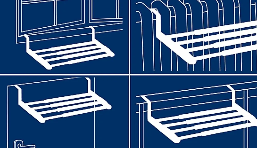 Etendoir À Linge|Leifheit Séchoir à linge à suspendre 4,2 m, étendoir alu avec barres extensibles, Quartett 42 Extensible Aluminium
